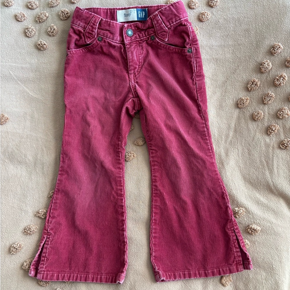Gap Kids Flared Red Corduroy Jeans